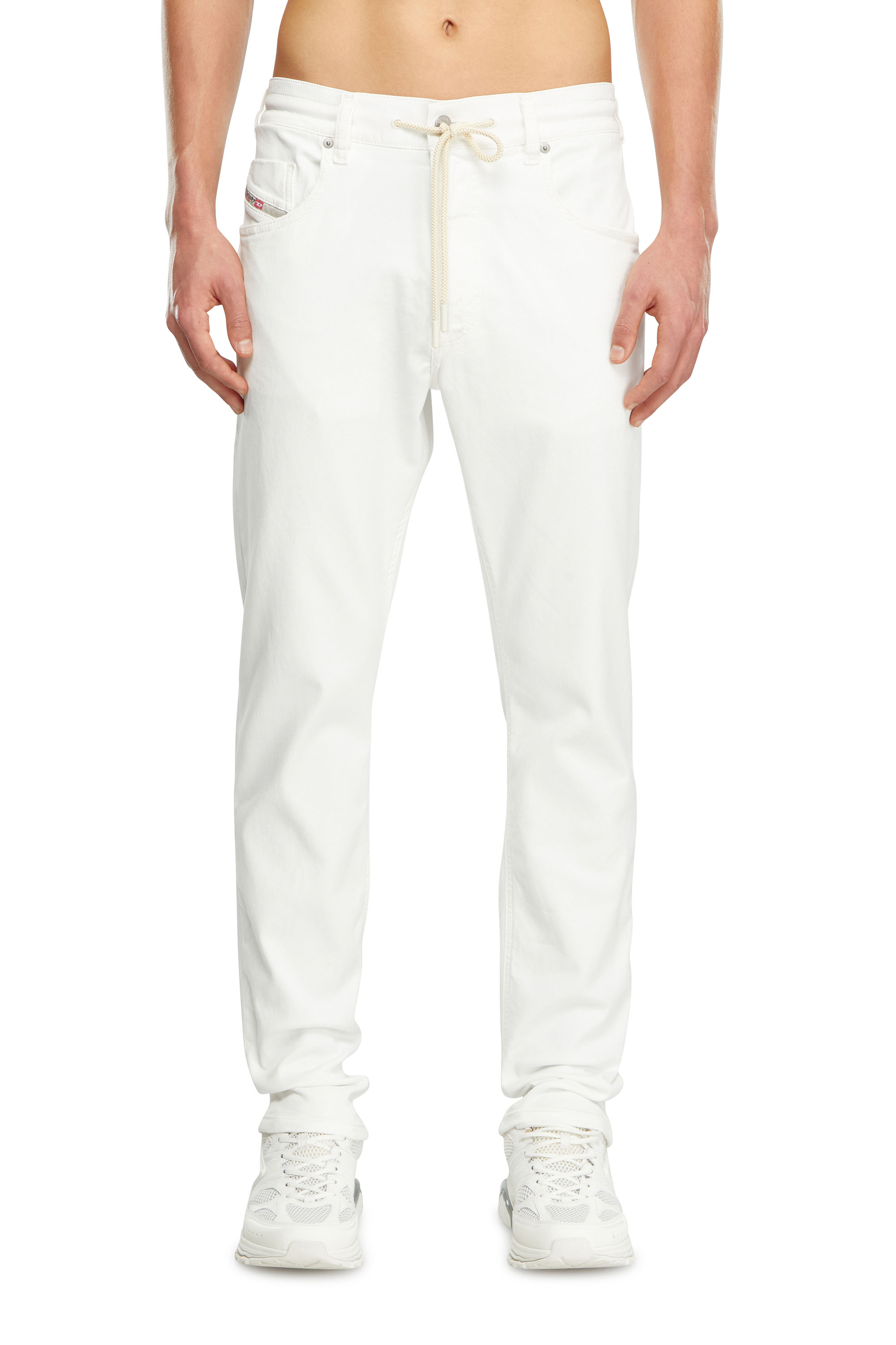 Diesel - Man's Regular 2032 D-Krooley Joggjeans® 068HX, White - 1